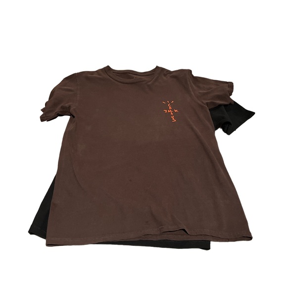 Brown Travis Scott T Shirt - Picture 1 of 2
